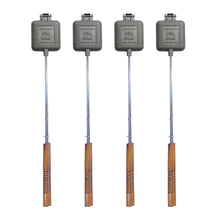 Load image into Gallery viewer, Set of 4 Rome Square Cast Iron Pie Irons