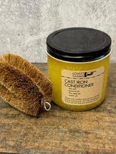 Load image into Gallery viewer, Cast Iron Conditioner Oil (21 oz) and Tawashi Cast Iron Scrubbing Brush Combo Rome 2