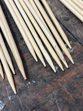 Load image into Gallery viewer, Bamboo marshmallow forks closeup view 2
