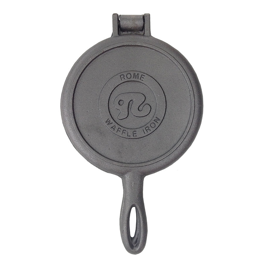 Old Fashioned Cast Iron Waffle Iron - Original By Rome #1100