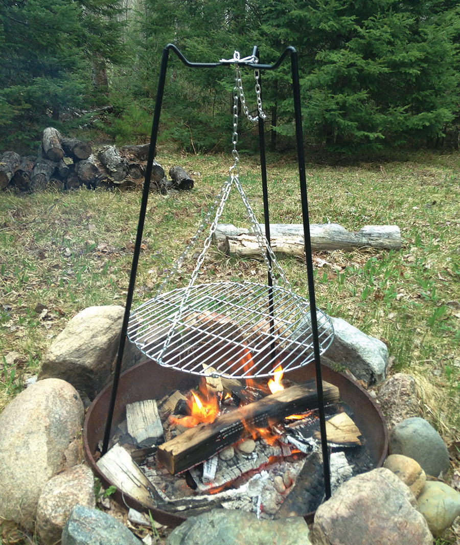 Cast Iron Campfire Griddle With Three Legs - Buy Cast Iron