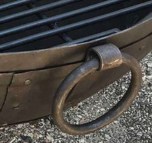 Load image into Gallery viewer, 23.5" Dia. Hand Riveted Steel Fire Pit With Grill Grate and Stand Nomadic Grill + Home view 2