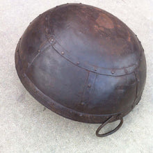 Load image into Gallery viewer, 23.5" Dia. Hand Riveted Steel Fire Pit With Grill Grate and Stand Nomadic Grill + Home bottom of firebowl