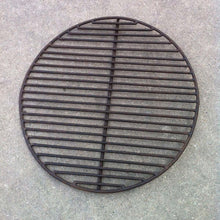 Load image into Gallery viewer, 23.5" Dia. Hand Riveted Steel Fire Pit view of grill grate