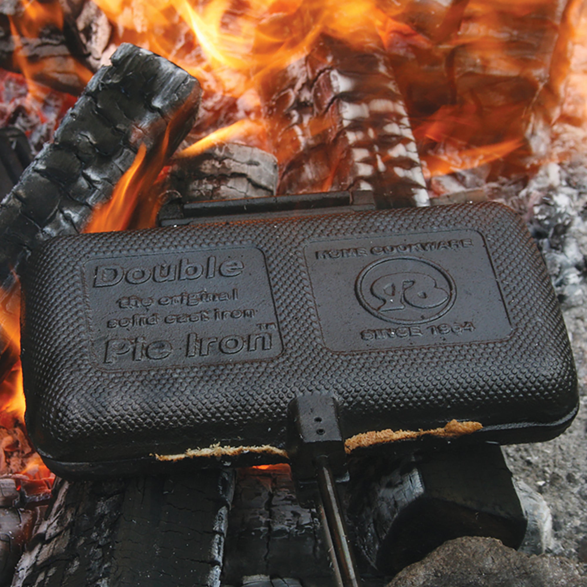 ROME COOKWARE Double Pie Iron ホットサンドメーカー Double Cast Iron Pie Iron - Original By Rome #1605