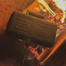 Load image into Gallery viewer, Rome Double Pie Iron close up in wood fire