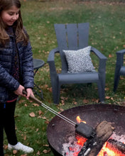 Load image into Gallery viewer, Square Pie Iron in use by young girl over fire pit