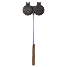Load image into Gallery viewer, Rome double round pie iron on white background