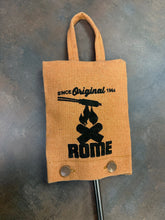 Load image into Gallery viewer, Rome canvas storage bag with pie iron in it