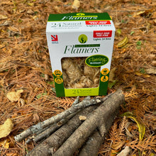 Load image into Gallery viewer, Box of flamer firestarters shown outside