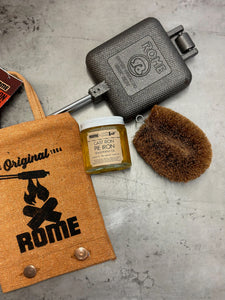 Square Pie Iron & Seasoning Bundle - Original By Rome full product view 
