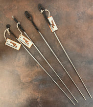 Load image into Gallery viewer, Stainless Steel Kebab Skewers With Forged Handles, Set of 4, By Rome #2028 CLEAERANCE CLOSEOUT