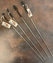 Load image into Gallery viewer, Stainless Steel Kebab Skewers With Forged Handles, Set of 4, By Rome #2028 CLEAERANCE CLOSEOUT