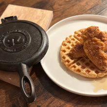 Load image into Gallery viewer, Old Fashioned Cast Iron Waffle Iron - Original By Rome