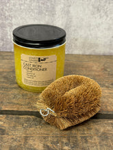 Load image into Gallery viewer, Cast Iron Conditioner Oil (21 oz) and Tawashi Cast Iron Scrubbing Brush Combo Rome 3