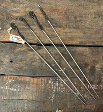Load image into Gallery viewer, Stainless Steel Kebab Skewers With Forged Handles, Set of 4, By Rome #2028 CLEAERANCE CLOSEOUT