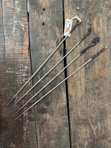 Stainless Steel Kebab Skewers With Forged Handles, Set of 4, By Rome #2028 CLEAERANCE CLOSEOUT Rome Industries, Inc.