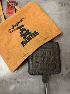 Double Pie Iron Storage Bag - Original By Rome closeup product with XL pie iron