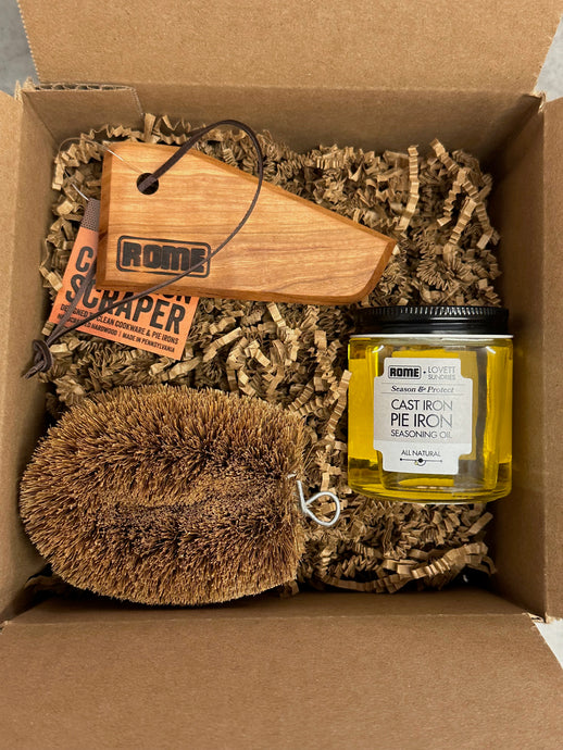 Cast Iron Cookware Care Kit