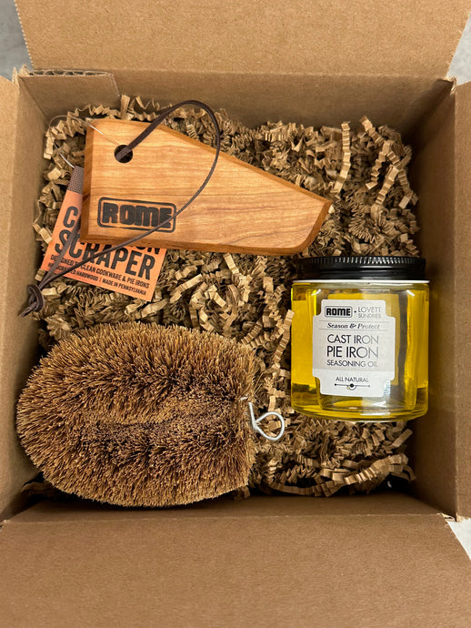 Cast Iron Cookware Care Kit