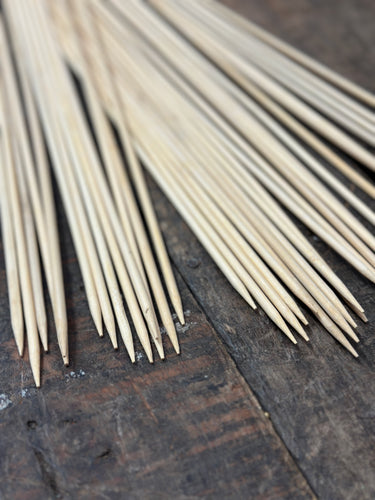 36 Pack Wood Marshmallow Sticks CLOSEOUT