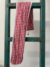 Load image into Gallery viewer, Pie Iron and Fork Bag - Gingham Print Cotton