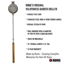 Load image into Gallery viewer, Single Burger Griller Cast Iron - Original By Rome