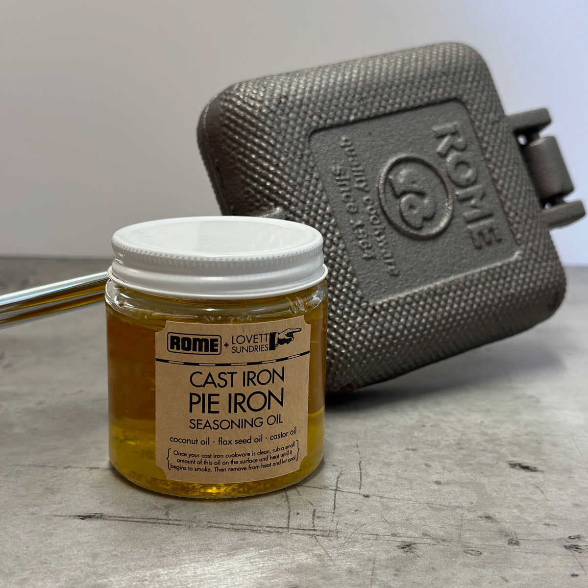Cast Iron Seasoning Oil Ideal For Rome Pie Irons & Cast Iron