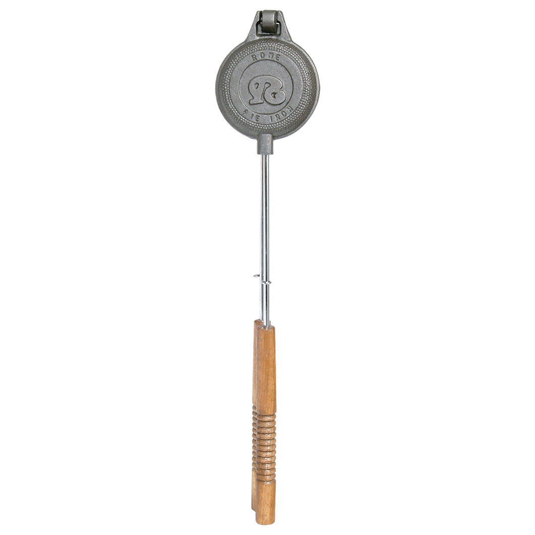 Rome's 1205 Round Jaffle Iron with Steel and Wood Detachable Handles