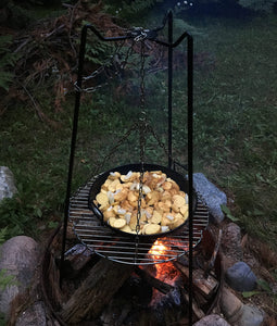 Rome Industries 1024 Family Campfire Skillet - Cast Iron