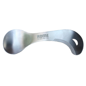 Stainless Steel Pie Iron Utility Tool - Original By Rome full product view 