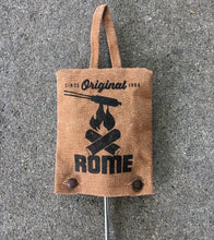 Load image into Gallery viewer, Single Canvas Pie Iron Bag - Original By Rome closeup view of product with pie iron