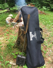 Load image into Gallery viewer, Pie Iron Storage Bag zipped at camp site