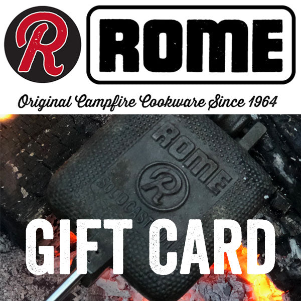 Rome's Gift Card For Pie Irons & Camping Cookware