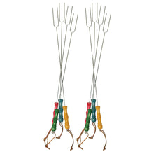 Load image into Gallery viewer, Set of 8 Marshmallow Picnic Forks Rome full product view