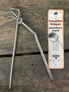 Campfire Pot Lifter - Stainless Steel By Rome - CLOSEOUT