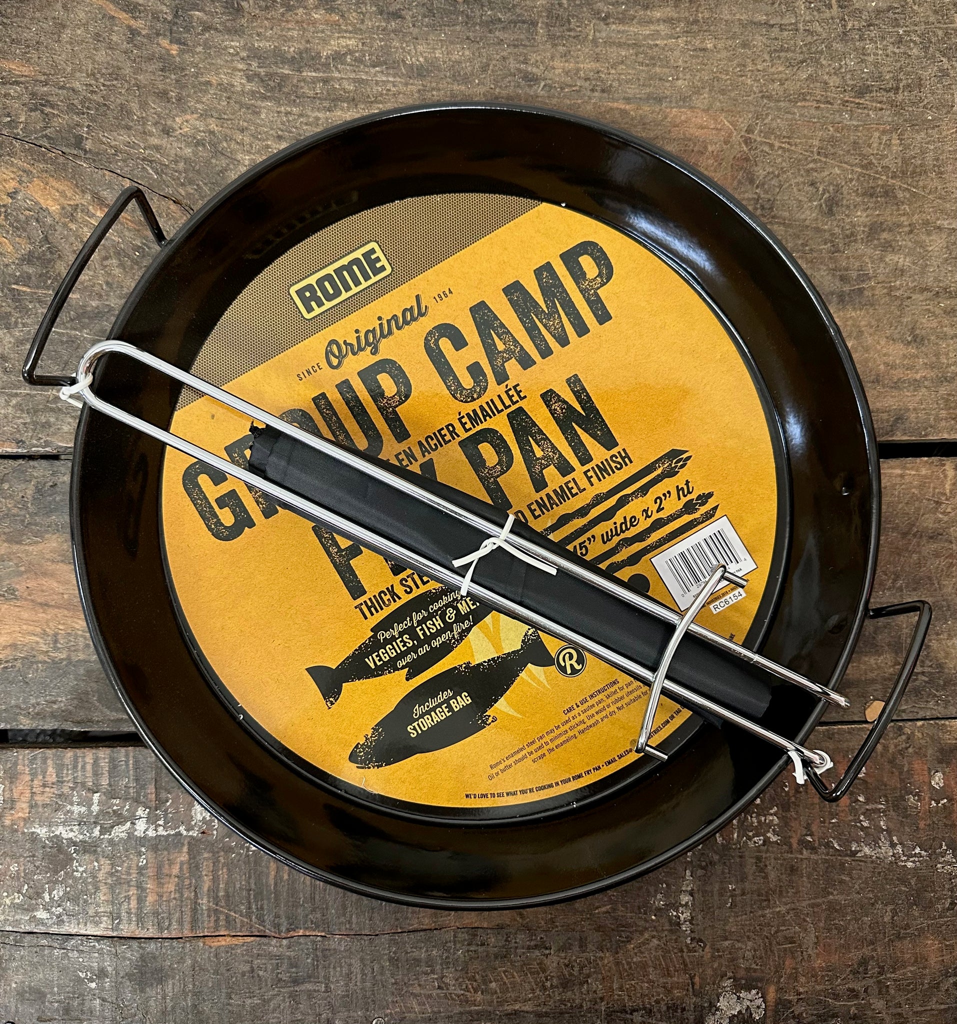 L&G Cold Handle #49 6 Campfire Camping Frying Pan