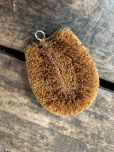 Load image into Gallery viewer, Pie Iron and Cast Iron Tawashi Natural Scrubbing Brush From Japan Kamenoko