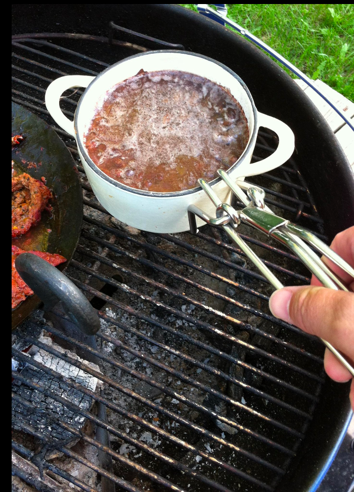 Campfire Pot Lifter - Stainless Steel By Rome - CLOSEOUT